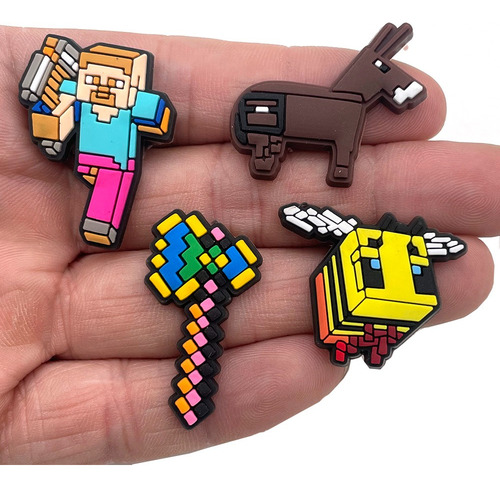 Juego De 18 Abalorios Para Zapatos De Juego Con Bloques, Dec