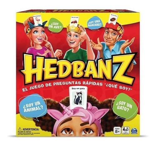 Juego De Mesa Hedbanz Spin Master Juego Adivinar Lo Que Soy