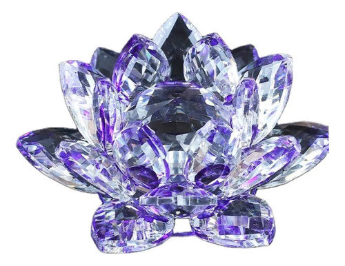 Flor De Loto Cristal De Colores Feng Shui