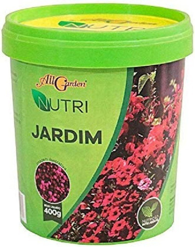 Fertilizante Nutri Jardim 400 Gr. All Garden Jardinagem