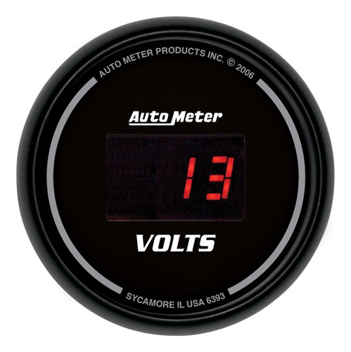 Auto Meter 6393 Sport Comp Digital 2-1/16  40408 Voltios Vol
