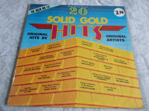 20 Solid Gold Hits - Lp Vinilo Funk Spinners Barry White