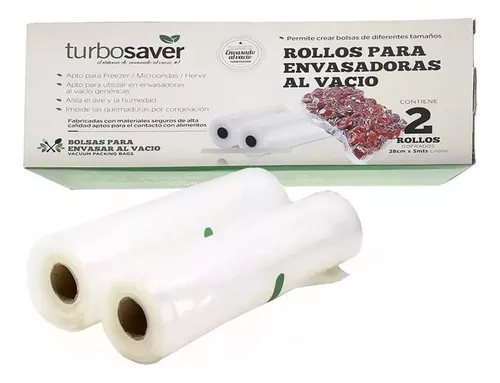 Bolsas de envasado al vacío Foodsaver aptas para microndas.