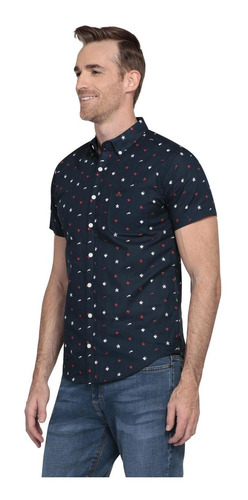 Imagen 2 de 4 de Camisa Ultra Slim Lee Hombre Manga Corta 25m8