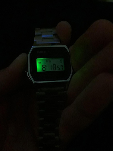 Reloj Casio A158wa Digital Caballero Vintage Clasico 100% Plateado Plateado Gris