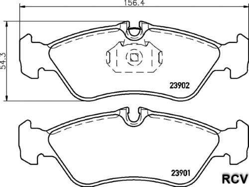 Balatas Disco  Trasera Para Dodge Sprinter 2500   2004