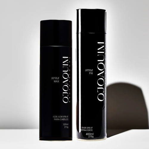 Cera Liquida Tipo Pomada No-frizz + Spray Fixação Extraforte