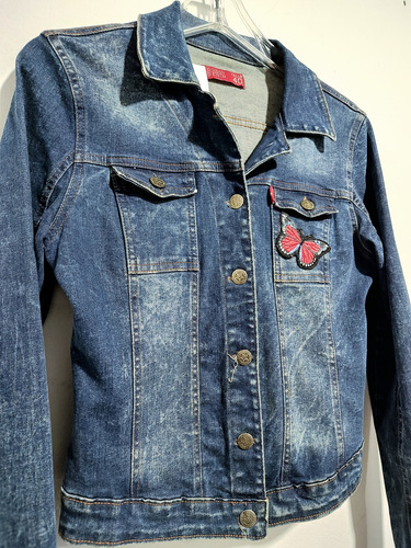 Campera De Jean Nevada Civony Impecable (Usado)