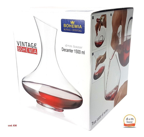 Imagen 3 de 3 de Copas De Cristal Bohemia Tori Titanium 600ml X6