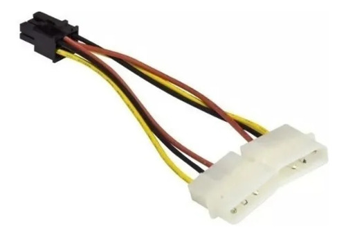 Cable Adaptador 2 Molex A Pcie 6 Pin Placas De Video