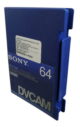 Cinta De Cassette Dvcam Profesional  Pdv-64n