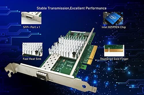 Tarjeta De Red De 10 Gb, Puerto Sfp+ Único, Pci Express X8 E