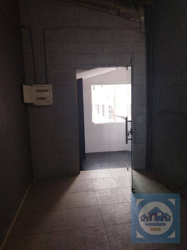 Galpão Para Alugar, 280 M² Por R$ 5.400,00/mês - Vila São Jorge - São Vicente/sp - Ga0044