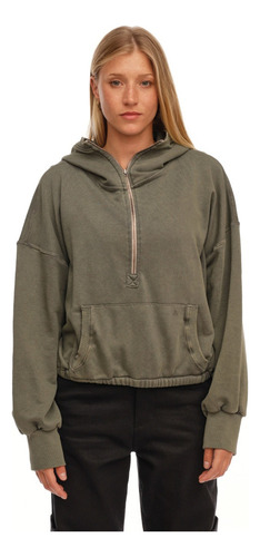 Buzo Reef Cathy Halfzipper Hoodie - Mujer