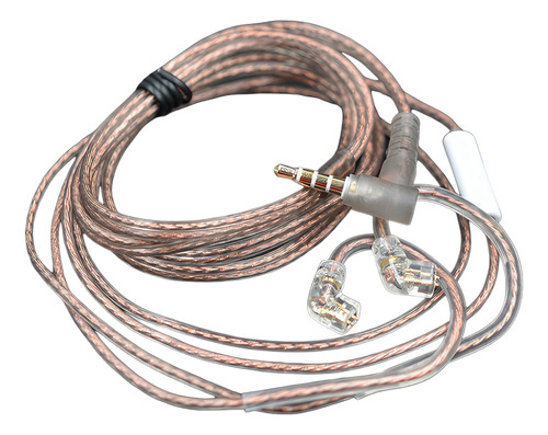 Cable De Repuesto Kz. Conector Pin C. Con Micrófono Original