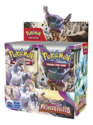 Pokemon Tcg Display 36 Sobres Paldea Evolved Booster Español