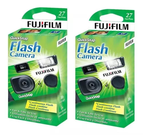 Cámara Desechable Fujifilm Paquete Con Quicksnap Flash 400