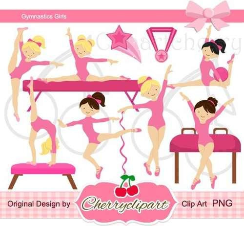 Kit Imprimible Gimnasia Artistica Imagenes Clipart Cod 5