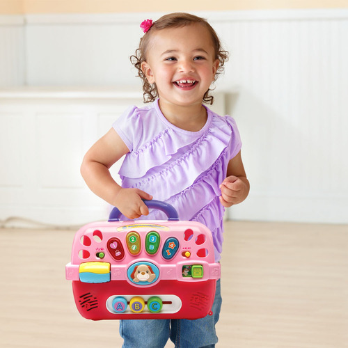 Juguete Soporte De Aprendizaje Vtech Care For Me, Rosa