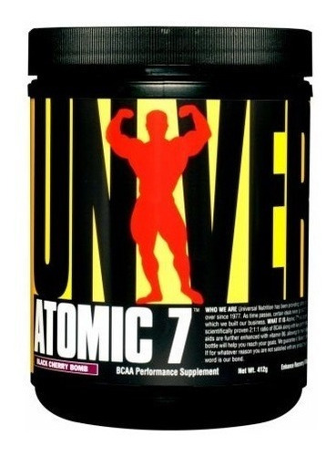 Atomic 7 Universal Nutrition 30 Servicios Bcaa Glutamina Citrulina Taurina