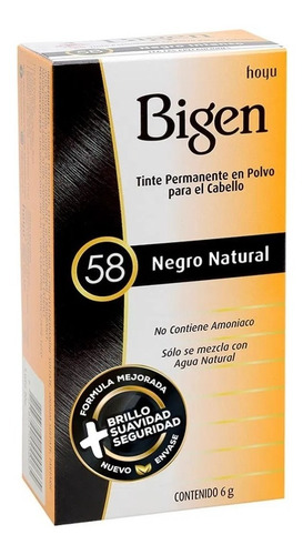 Tinte Capilar Permanente Bigen - g a $3756