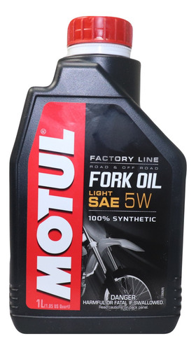 Motul Fork Oil 5w Factory Line Garfo Bengala Amortecedor 1l