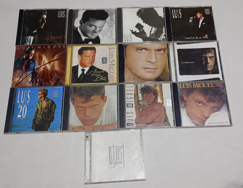 Luis Miguel Lote X 13 Cds Juntos Con Album Doble 