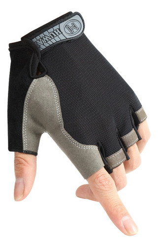 Half Finger Gloves High Stretch Sun Protection For Riding L