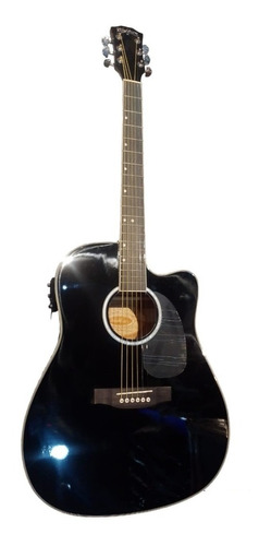 Guitarra Electroacústica Washburn Wa47ce Con Afinador