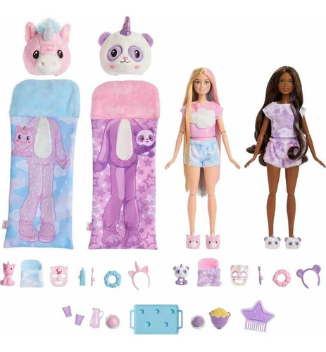 Barbie Cutie Reveal Set De Juego Pijamada