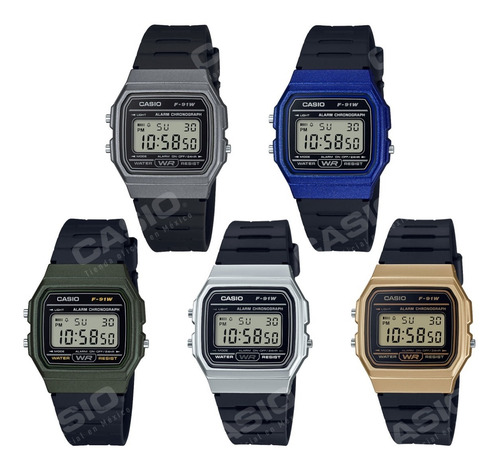 Imagen 5 de 5 de Reloj Casio Core Digital F-91wm-7