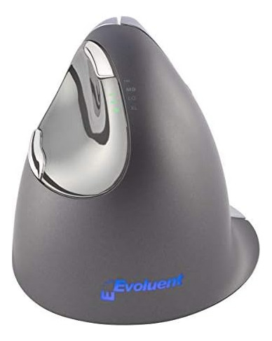 Mouse Ergonomico Vertical Con Cable Usb Gris | Evoluent V...