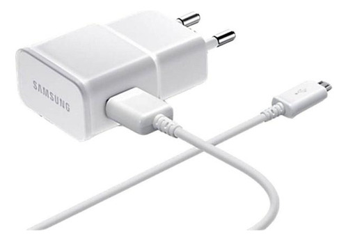 Carregador E Cabo Fast Charge Samsung A5 A7 A8 2017 Cor Branco