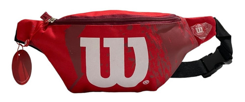 Canguro Riñonera Deportivo Casual Wilson Color Rojo