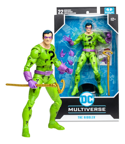 Figura The Riddler Mcfarlane Dc Comics Classic 7 Pulgadas