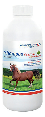Shampoo De Zábila Para Caballo Sábila 1 L Aranda