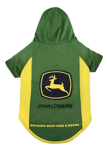 Pets First John Deere - Camiseta Con Capucha Para Perro, Gr.