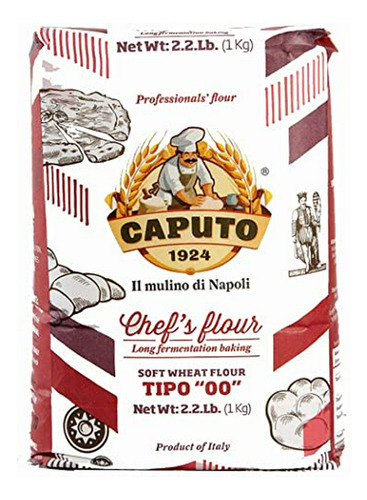 Harina -   Flour  00  Chefs Flour (3 Pack) Each 1 Kilo (2.2 