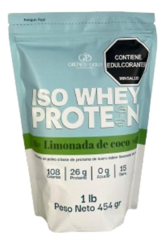 Iso Whey Protein Grunes Gold - Kg a $94500