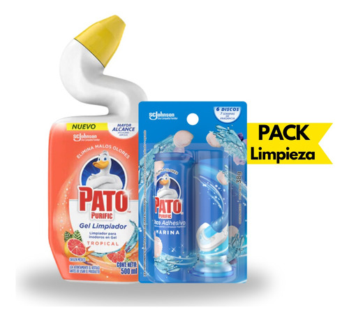 Pato Purific Discos Adhesivos + Pato Purific Gel Tropical