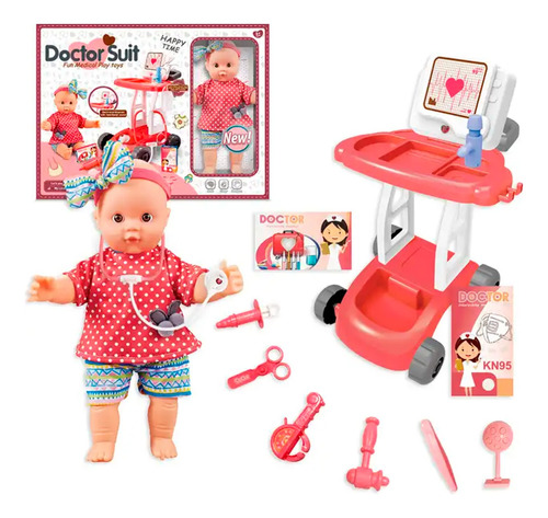 Muñeca Set Completo Doctora Dentista Con Accesorios 