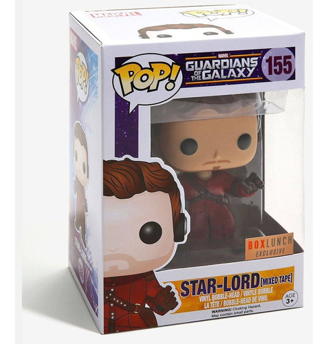Funko Pop #155 Star-lord (mixed Tape) Box Lunch Exclusive