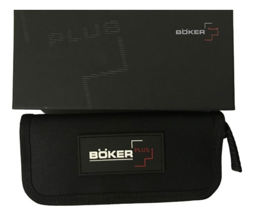 Cortaplumas Navaja Boker Plus Caracal Folder Tactica Bo771 Cor preta