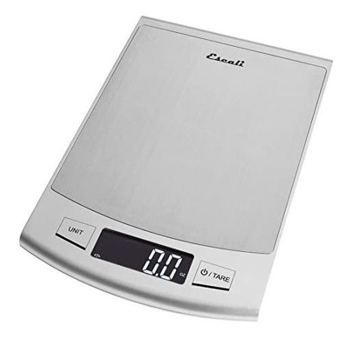 Báscula De Cocina Compacta Escali 2210s, 10 Kg, Sleek Stainl