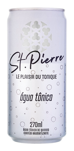 Água Tônica St Pierre Le Plaisir Du Tonique Lata 270ml