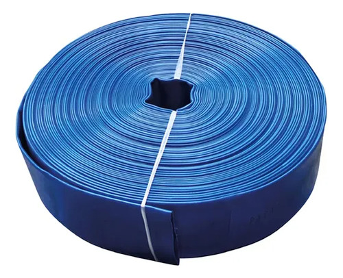 Manguera Plana Layflat Azul 50 /100 Metros De 2 Y 3 Pulgadas , 2 Pulgadas 50 Mts