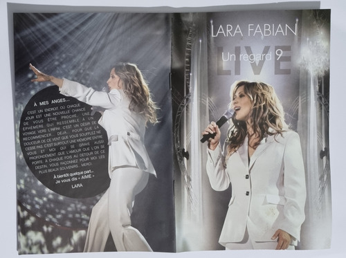 Dvd Lara Fabian - Un Regard 9 Ao Vivo - Importado- Raro!
