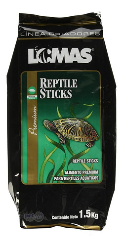 Lomas Reptile Sticks 1.5 Kg Alimento Tortuga Crecimiento Desarrollo Salud