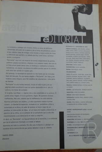 Rocinante 1998 Nicanor Parra No. 1