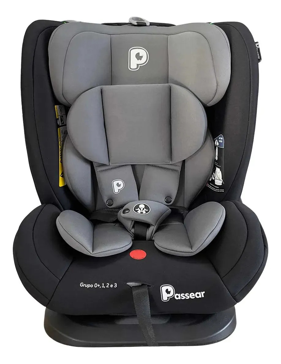 Cadeira De Bebê Para Carro Bebê Conforto Zaya Passear Cor Preto Com Cinza